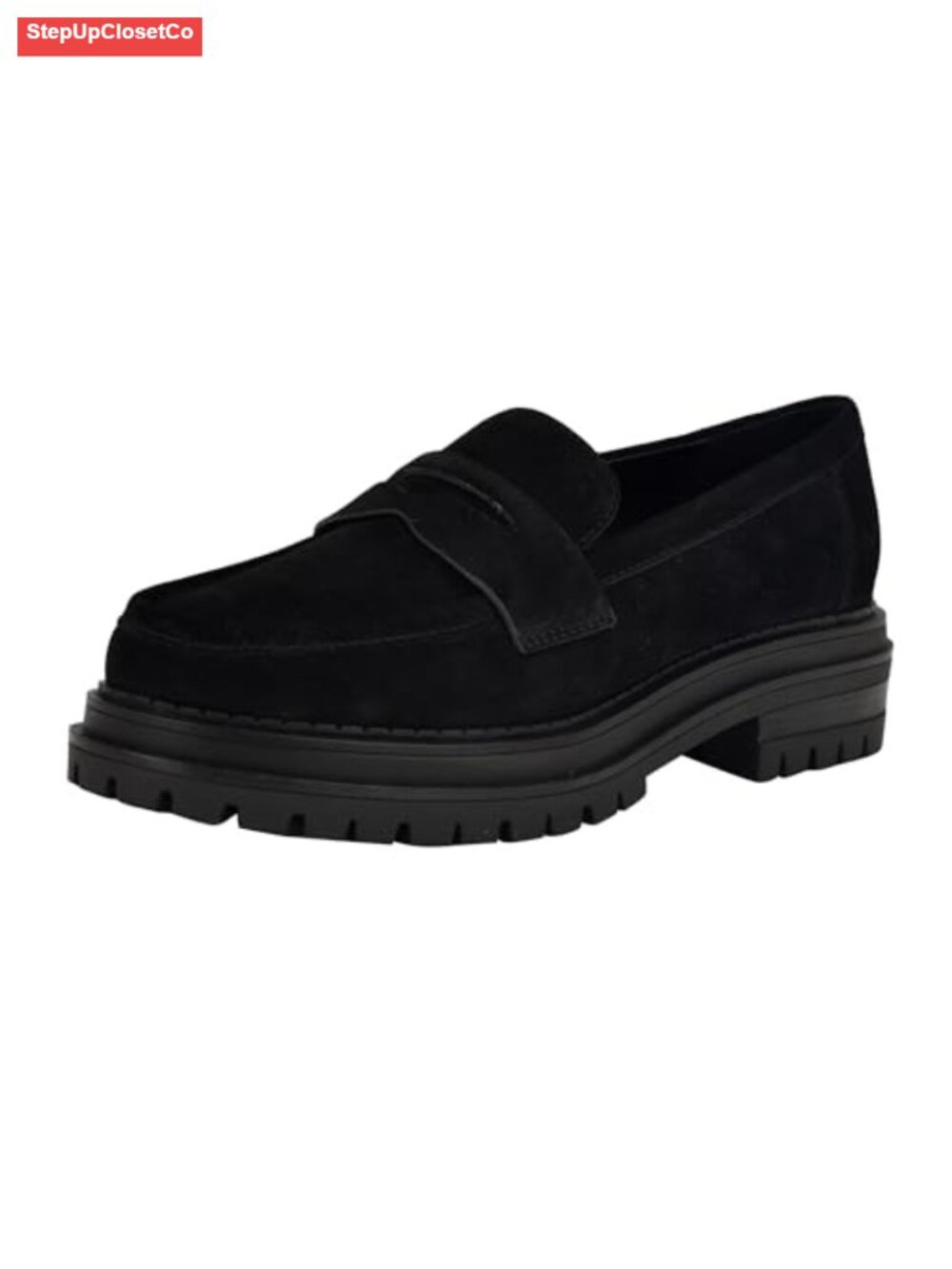 Suede Slip-On Flats with 1.77 Inch Heel